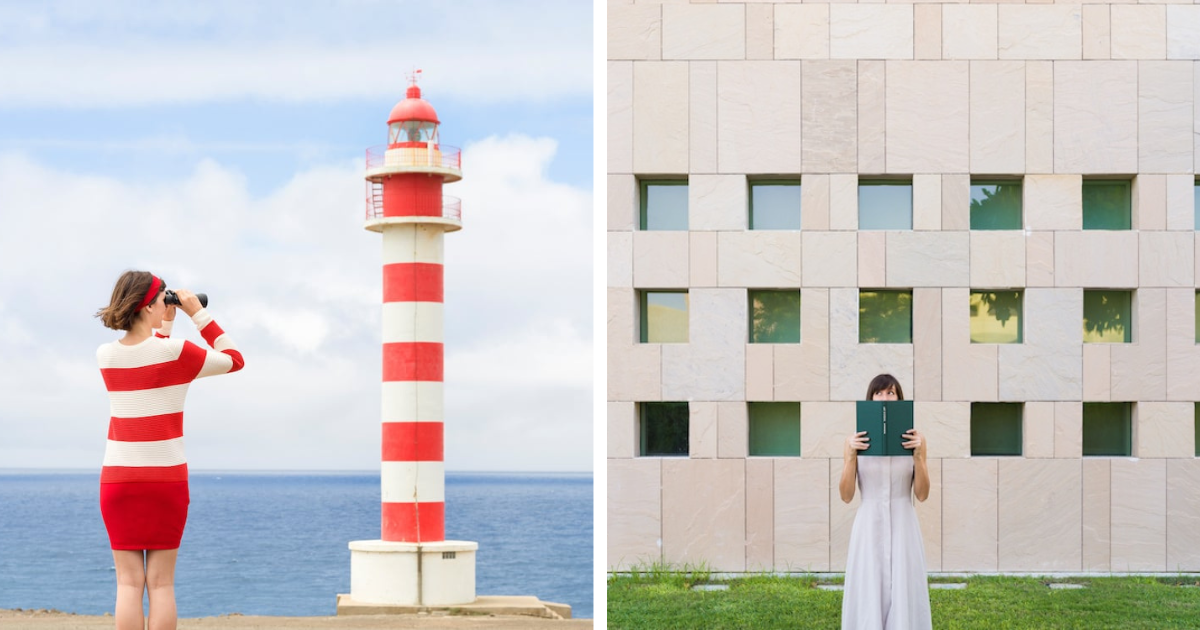 This Couple Captures Stunning Shots Blending Poses With Architecture