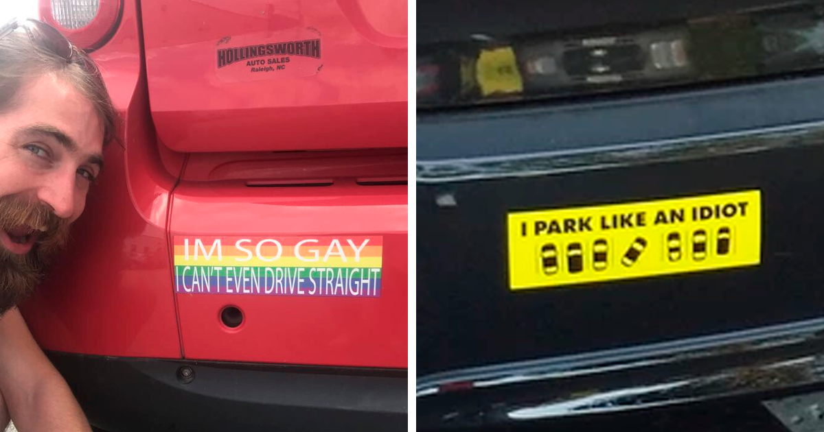 30 Clever And Funny Bumper Stickers Spotted On The Streets