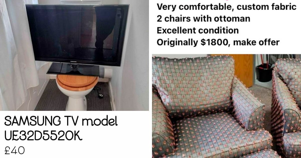 20 People Who Tried To Sell Their Trash On Facebook Marketplace