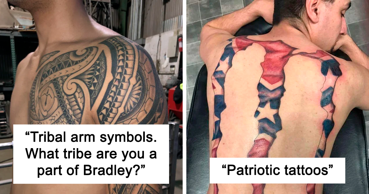 20 Tattoo Designs That Scream, “I Have No Creativity” According To People Online