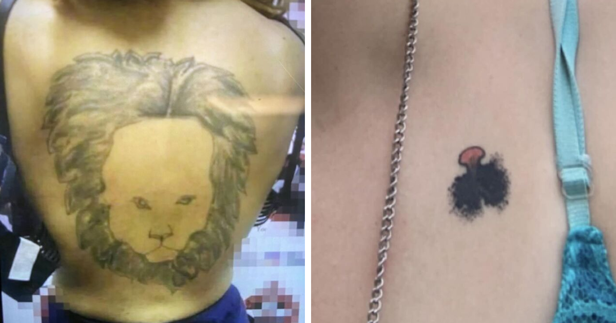 20 Tattoos People Probably Regretted Inking On Their Bodies, As Shared On This Online Group