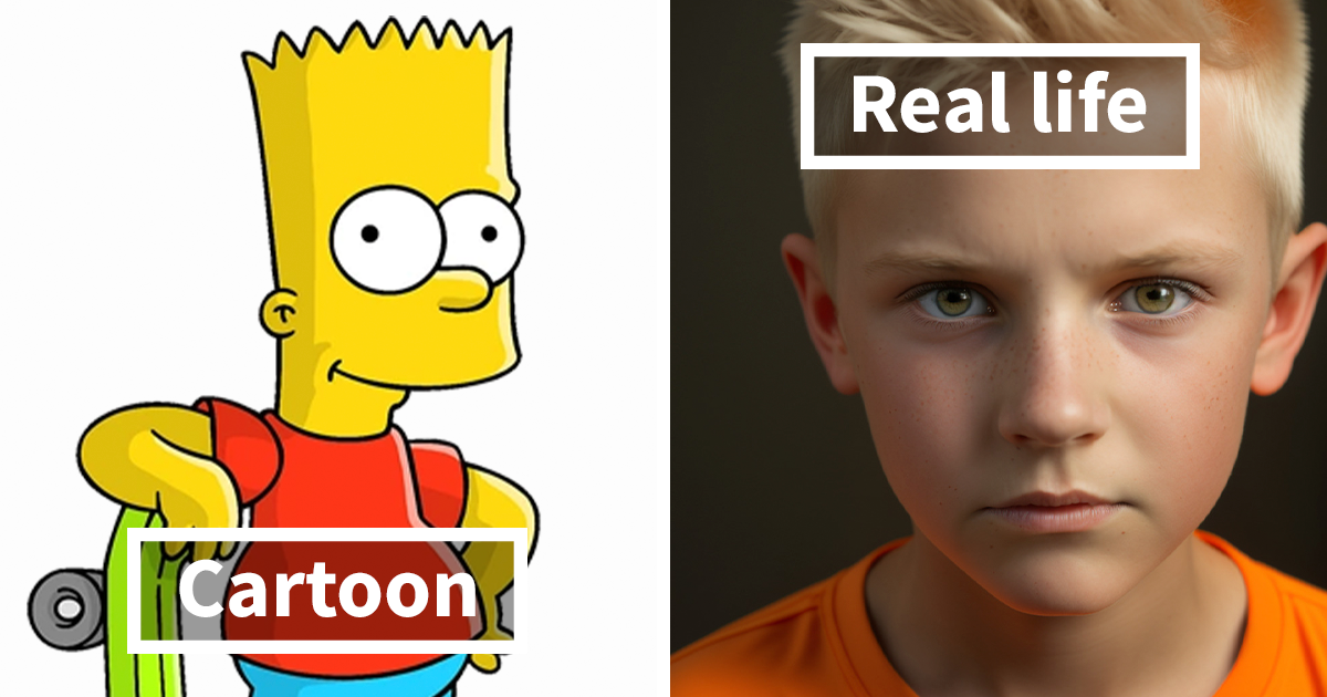 10 AI-Generated Images Of What The Simpsons Characters Would Look Like In Human Form