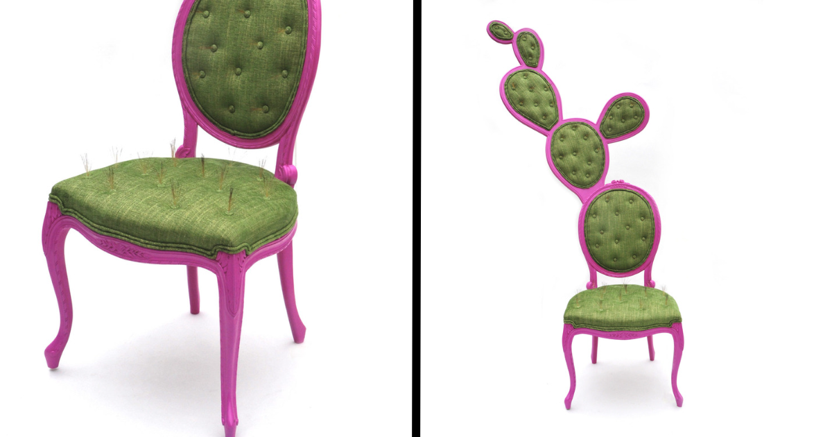 Designer Creates Cacti-Inspired Chairs With Fibrous Spikes