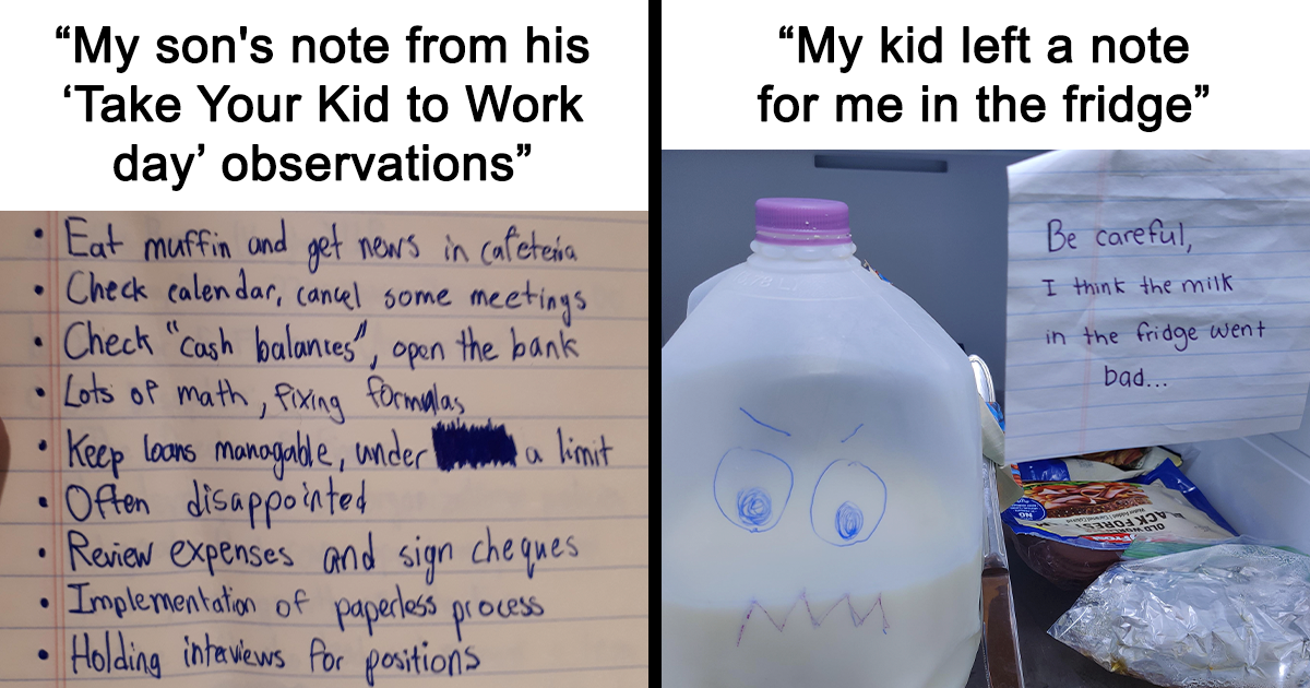 20 Hilariously Funny Handwritten Notes From Kids
