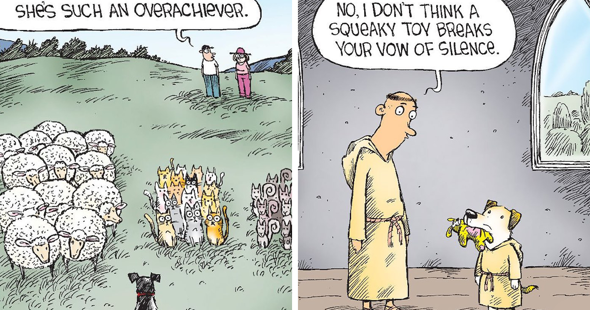 20 Witty One-Panel Comics That Reflect On Funny Snapshots Of Existence, By Dave Coverly