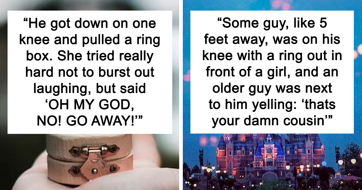 25 Public Proposals That Make People Cringe Every Time They Remember It