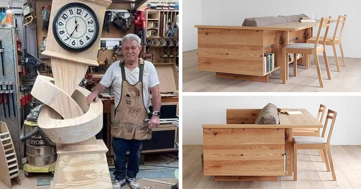 35 Magnificent Wooden Artifacts That Were Posted On The "Woodworking Ideas" Facebook Community
