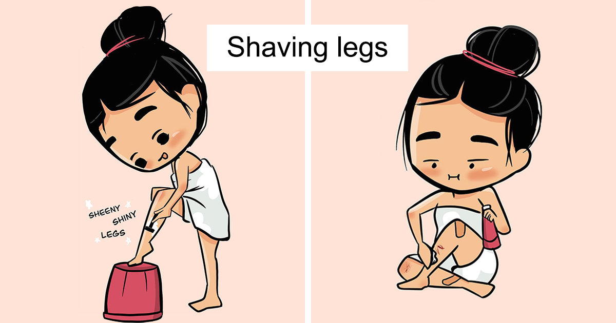 Indian Artist Illustrates Everyday Struggles Of Being A Girl (20 Pics)