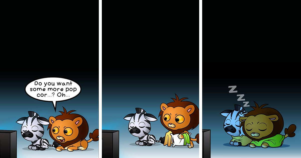 25 Cute Comics From The “Not So Wild” Series By Douglas Grillet