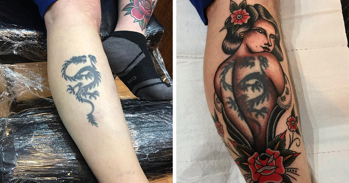 35 Old Tattoos That Got A New Life By Ink Masters