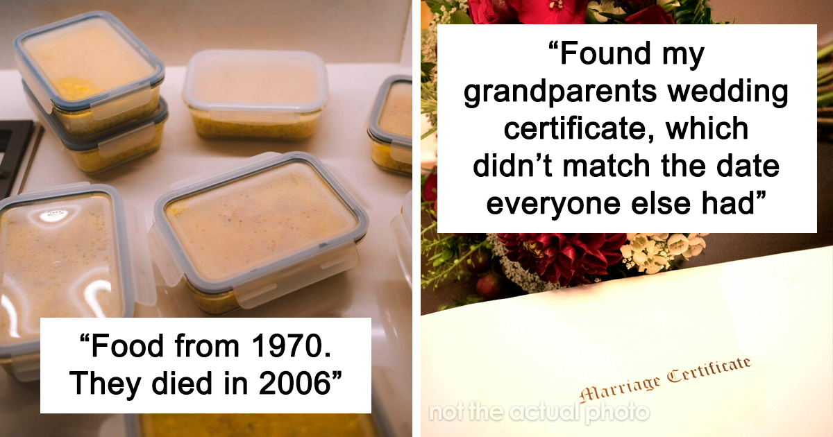 "What Secret Was Revealed When Cleaning Out The Home Of A Deceased Family Member?" (40 Answers)