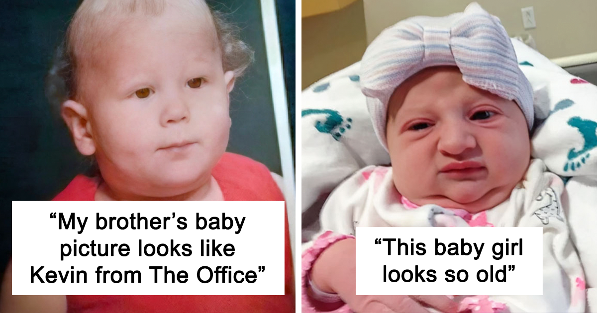 40 Adorable Newborns Who Look Like They've Already Lived a Lifetime