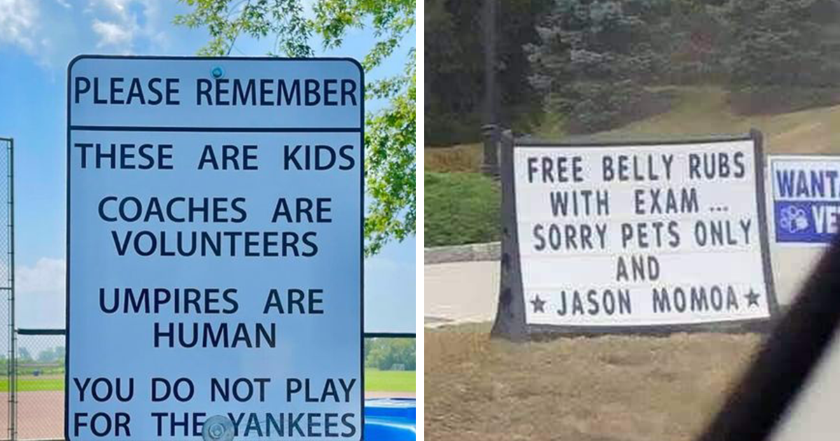 40 Of The Funniest Signs That People Randomly Came Across
