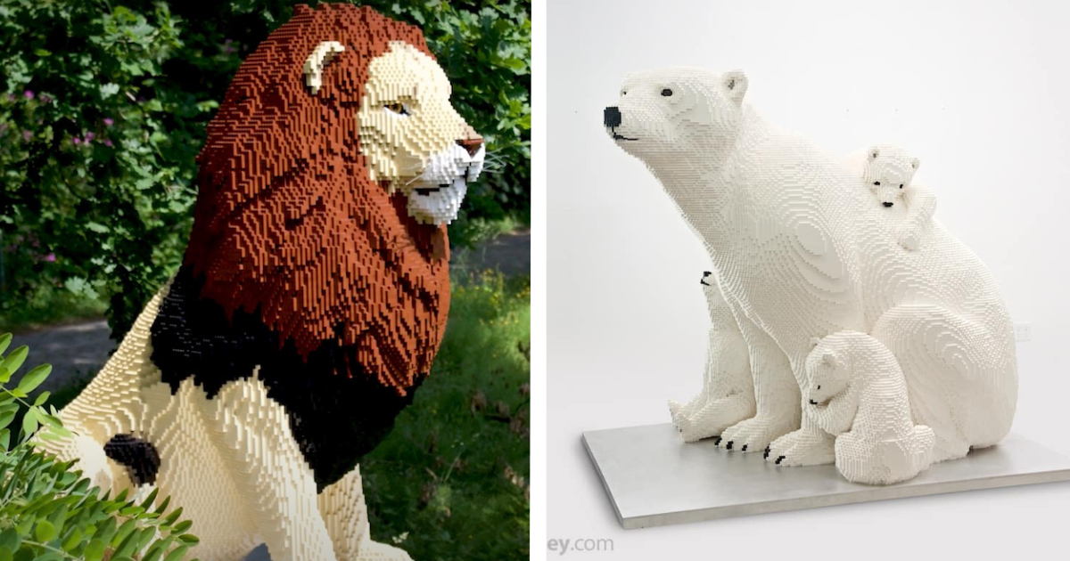 20 Incredible Lego Animals Crafted By Sean Kenney