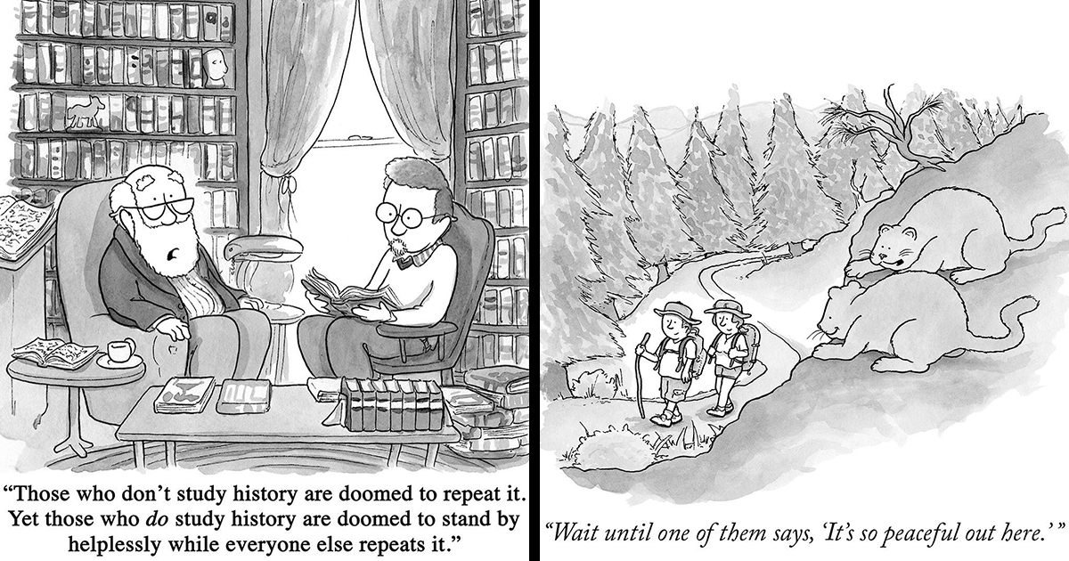 30 Times This New Yorker Artist Created Funny Comics With Witty Humor