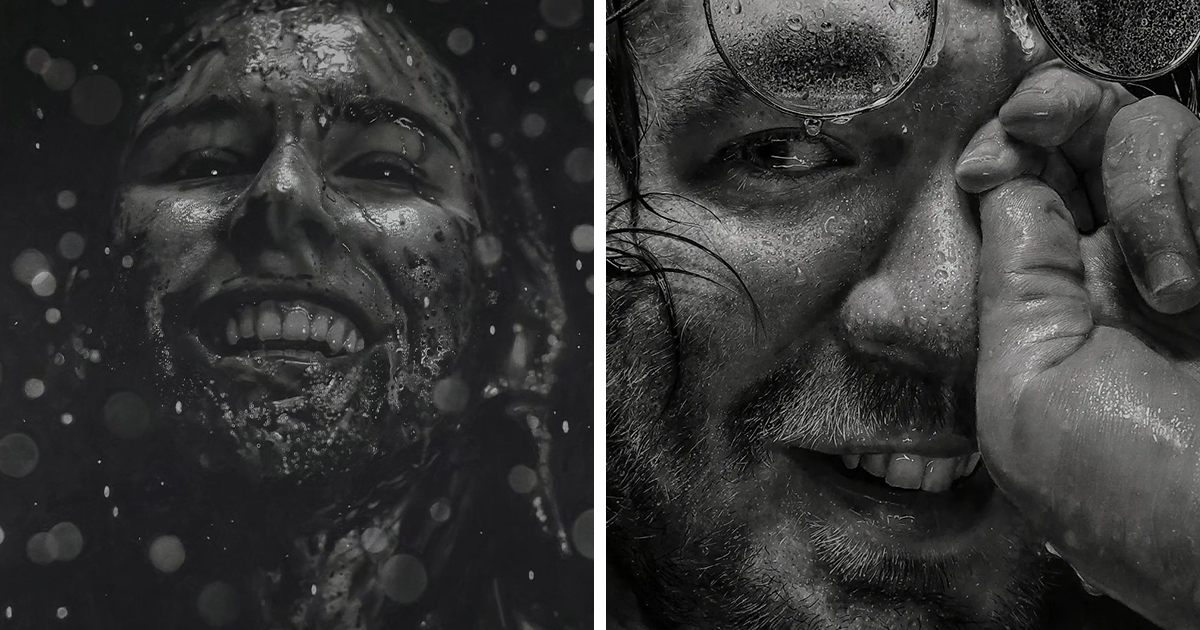 Artist Goes Viral For Drawing Perfect Hyper-Realistic Portraits With Charcoal And Graphite (25 Pics)