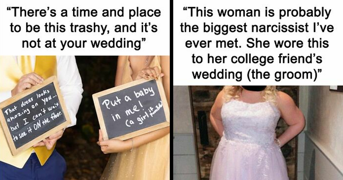 35 Weddings That Were So Bad, Folks Called Them Out On This Dedicated Group