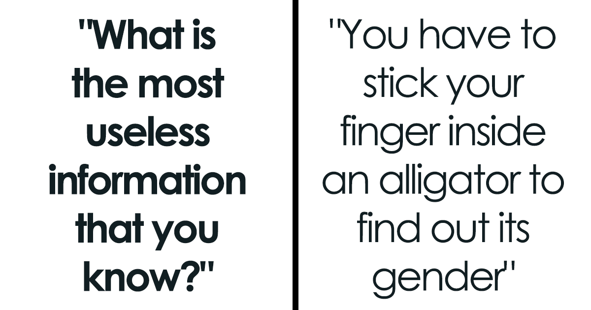 25 Random Trivia Bits That'll Occupy Brain Space Without Any Purpose