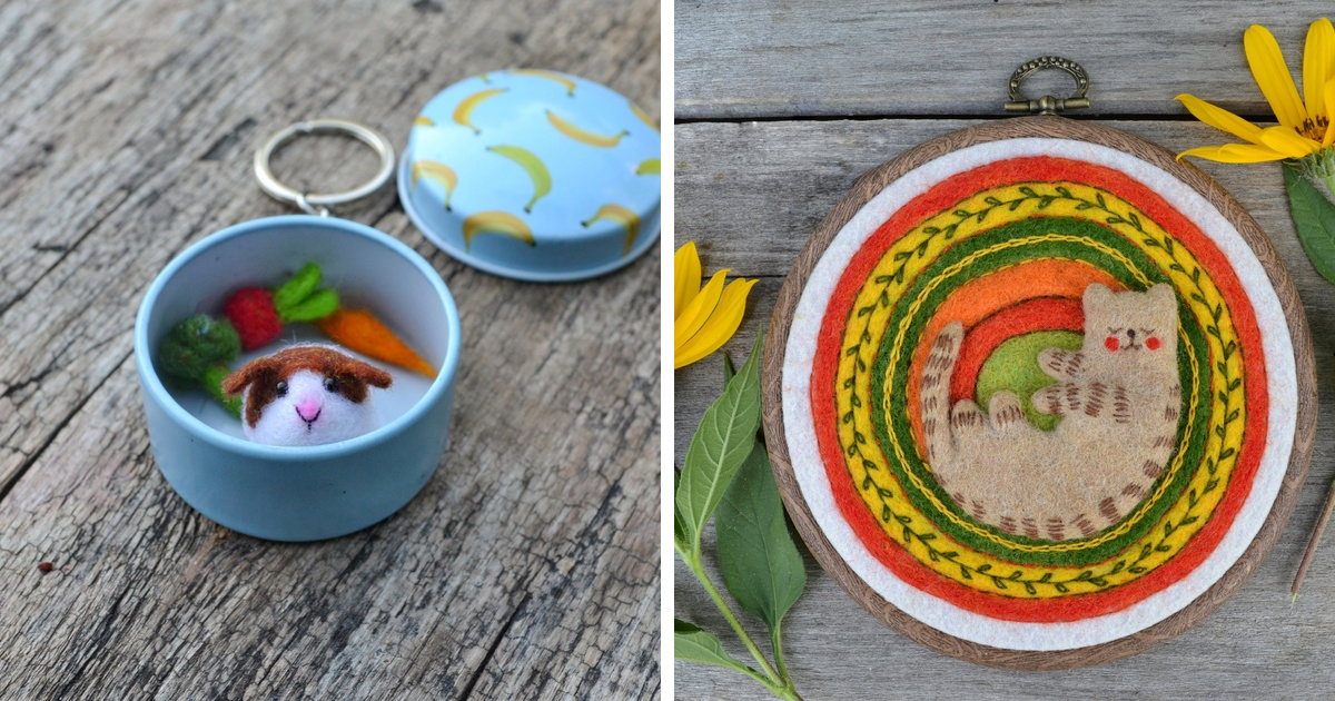 35 Pics Of Cute Handmade Felt Gifts That Bring Pure Joy, Created By Nadezhda