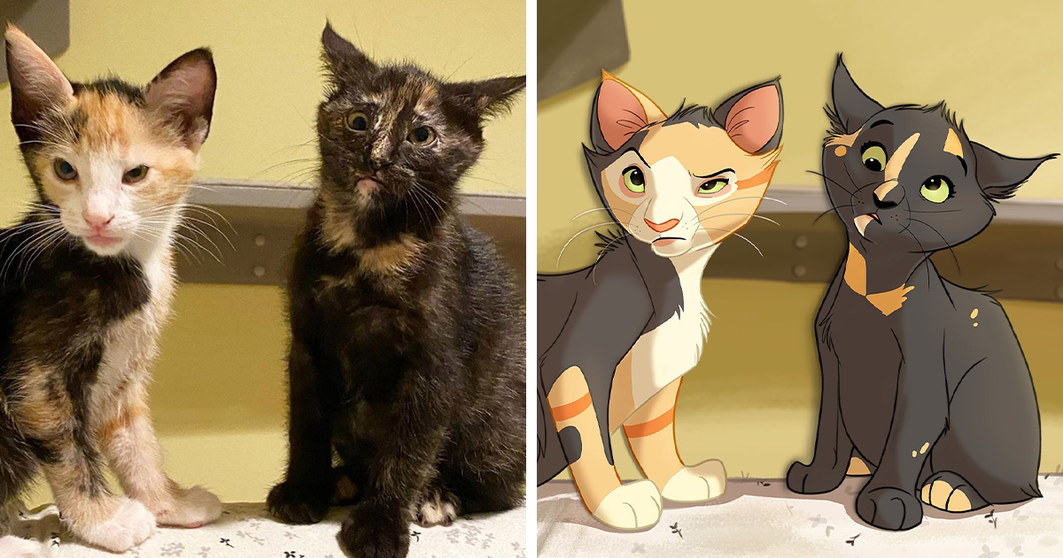 20 Times People Requested This Artist To Disneyfy Their Pets (New Pics)