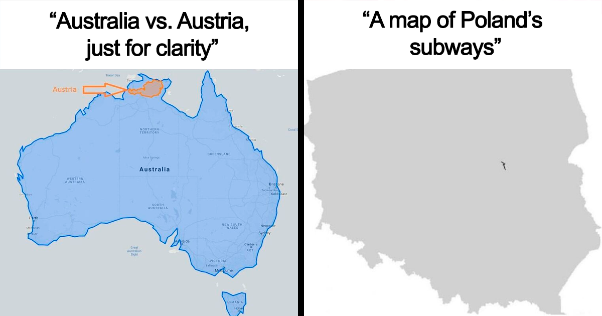 25 “Terrible Maps” That Are Surprisingly Amusing
