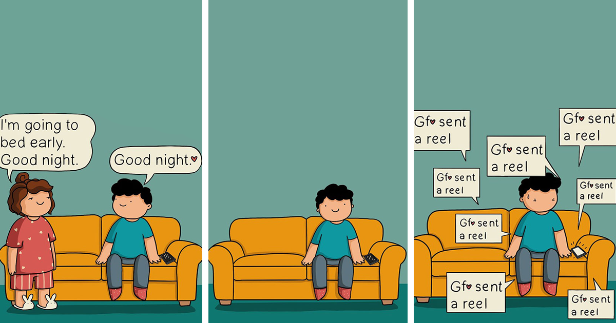 30 Couple Comics By Valérie Minelli Showing Her Adorable Relationship Moments