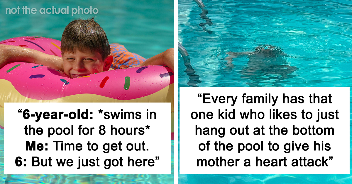 30 Hilariously Honest Parenting Tweets About Kids’ Poolside Antics