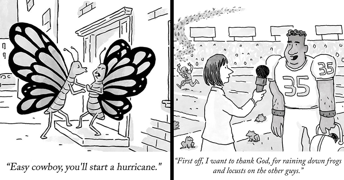 25 Times This Artist Created Single-Panel Cartoons With Hilariously Absurd Situations