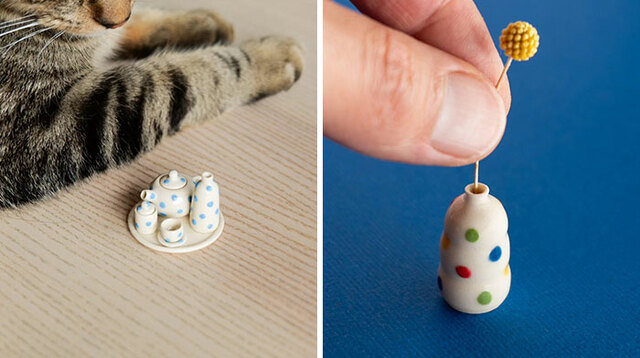 20 Adorable Miniature Ceramic Vases And Teapots By Hamish Bassett