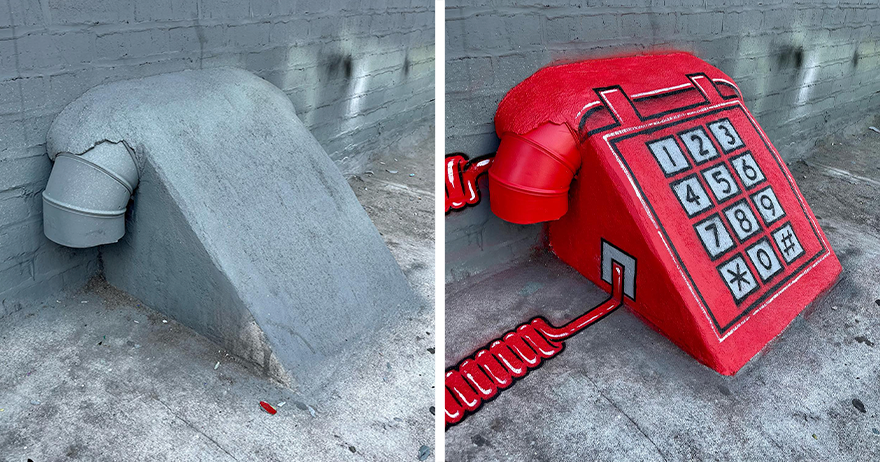 20 Ordinary Street Objects Reimagined As Art By Tom Bob