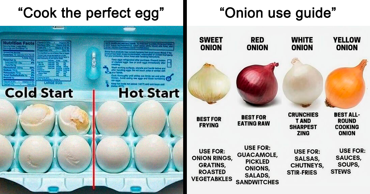 35 Cool And Useful Charts To Learn More About Food And Cooking