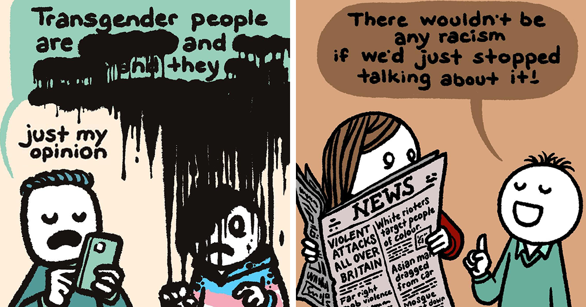 This Artist Illustrates The Harsh Realities Of Today’s World In 20 Comics