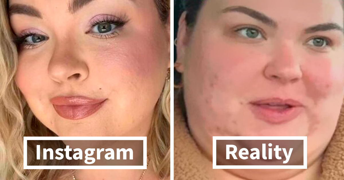"Instagram Vs. Reality": Netizens Expose The Reality Of Social Media With 25 Over-Edited Photos