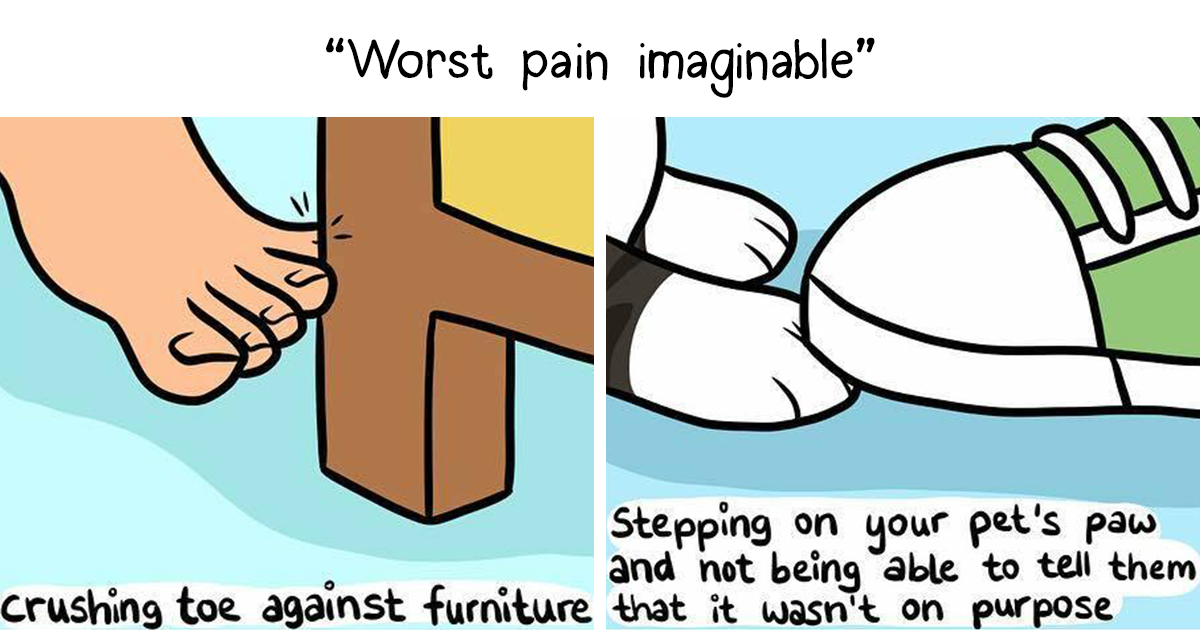 25 Relatable Comics Depicting Everyday Situations With A Playful Twist