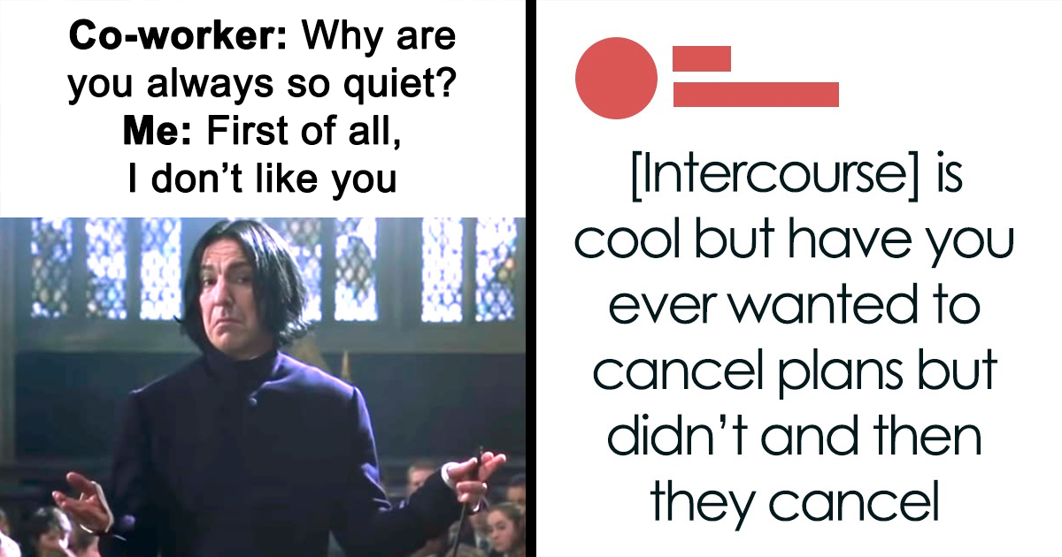 35 Funny And Relatable Memes Posted On The Facebook Page "It’s Okay To Be An Introvert"