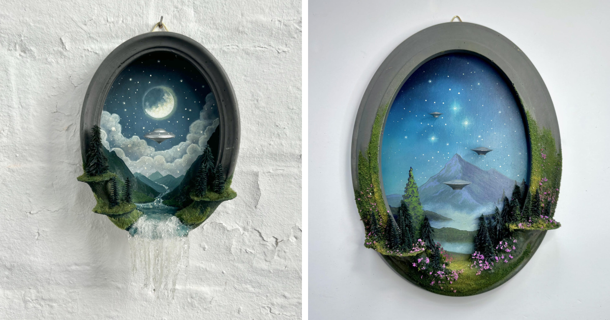 10 Miniature Dioramas Of Detailed Extraterrestrial Landscapes Created By Caroline Dewison