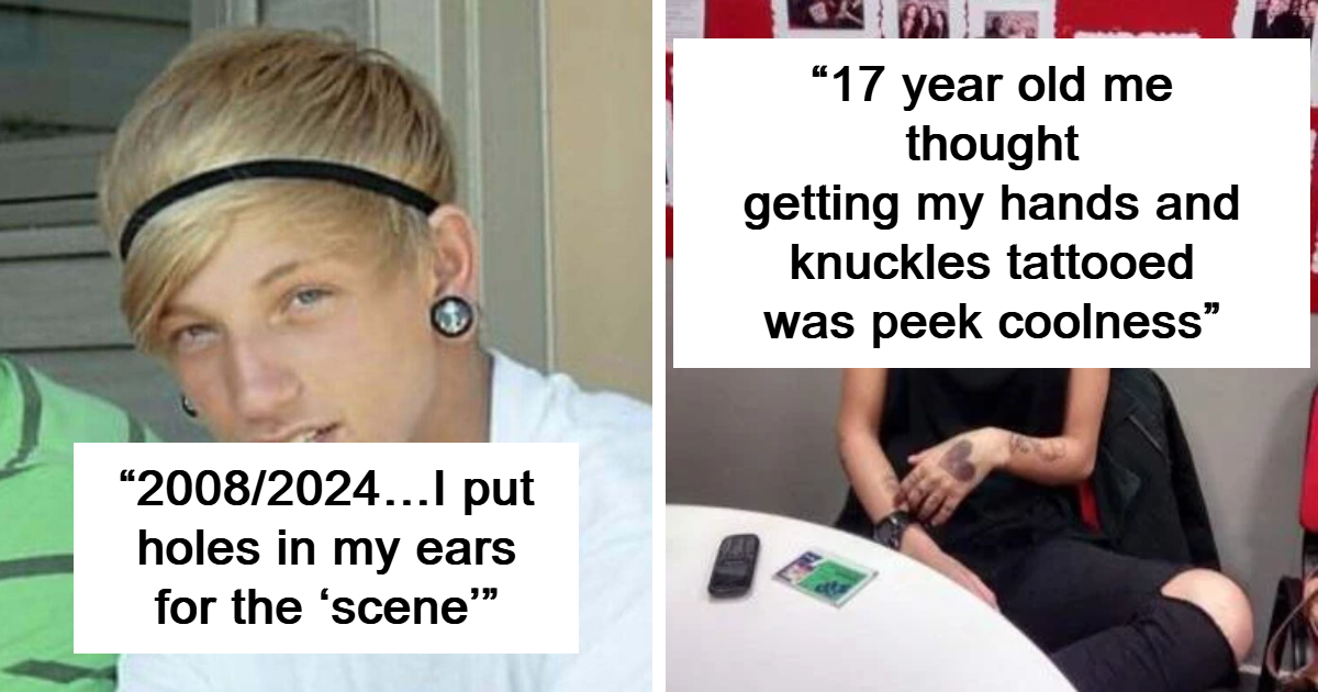 25 People Share Their Cringeworthy 'Blunder Years' Photos That Might Leave You Laughing