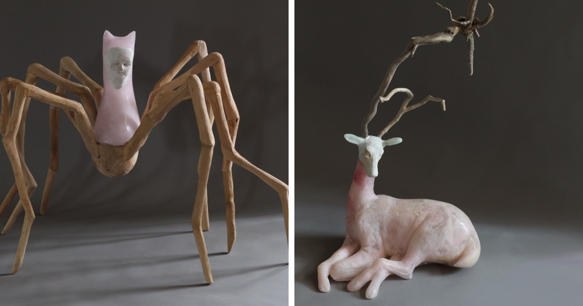 Christina Bothwell Brings To Life Otherworldly Figurines In Glass & Ceramics Sculptures