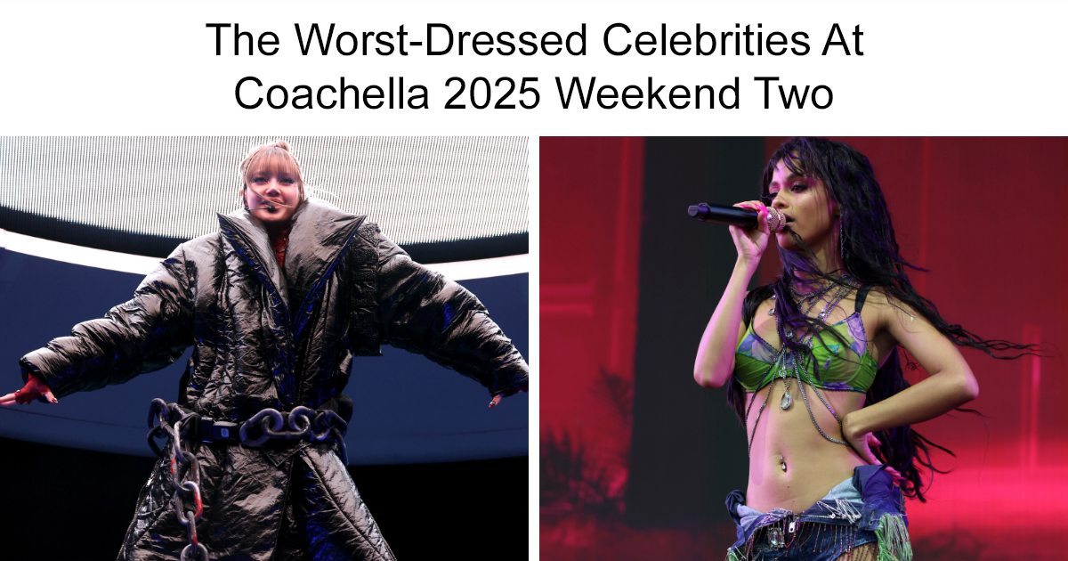 15 Unforgettable Fashion Fails Spotted At Coachella 2025 - Weekend Two
