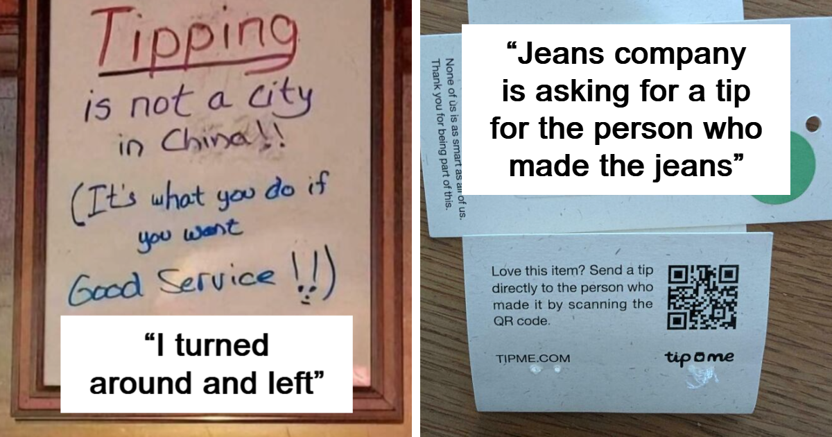 25 Times People Felt That Tipping Culture Has Gone Out Of Control