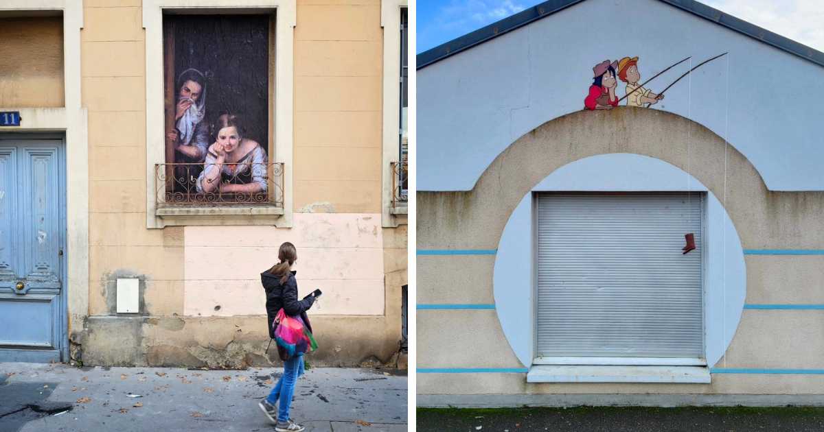 20 Times This Artist Vandalised The Street Objects With His Funny Artworks