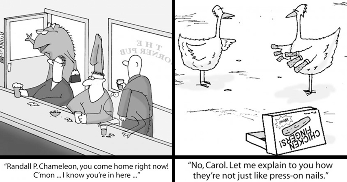 30 Funny One-Panel Cartoons That Capture Everyday Life Perfectly