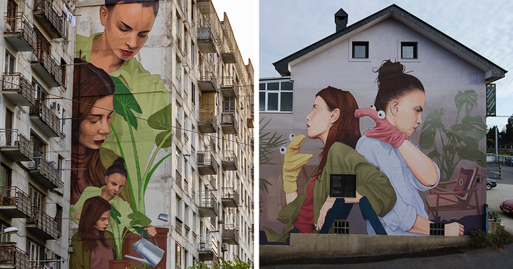 20 Incredible Street Art Pieces By Artez That Bring Color To Concrete