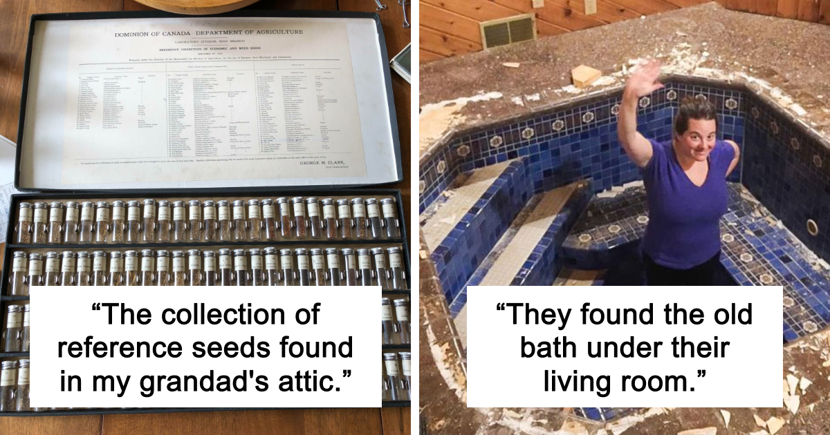 35 Cool Things People Found Buried, Hidden Or Plastered Over In Old Houses