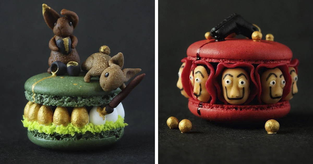 Baker Turns Macarons Into Tiny Works Of Art, And Here Are 20 Of The Most Stunning Ones