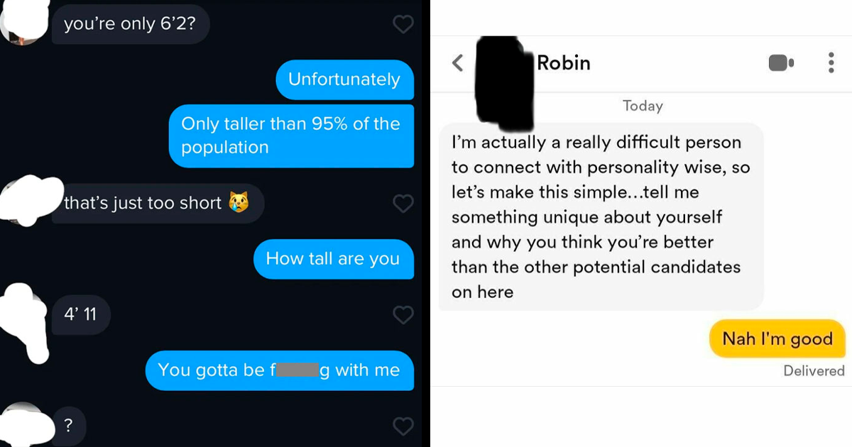 35 Dating App Chat Messages That Left People Despairing Over Modern Dating