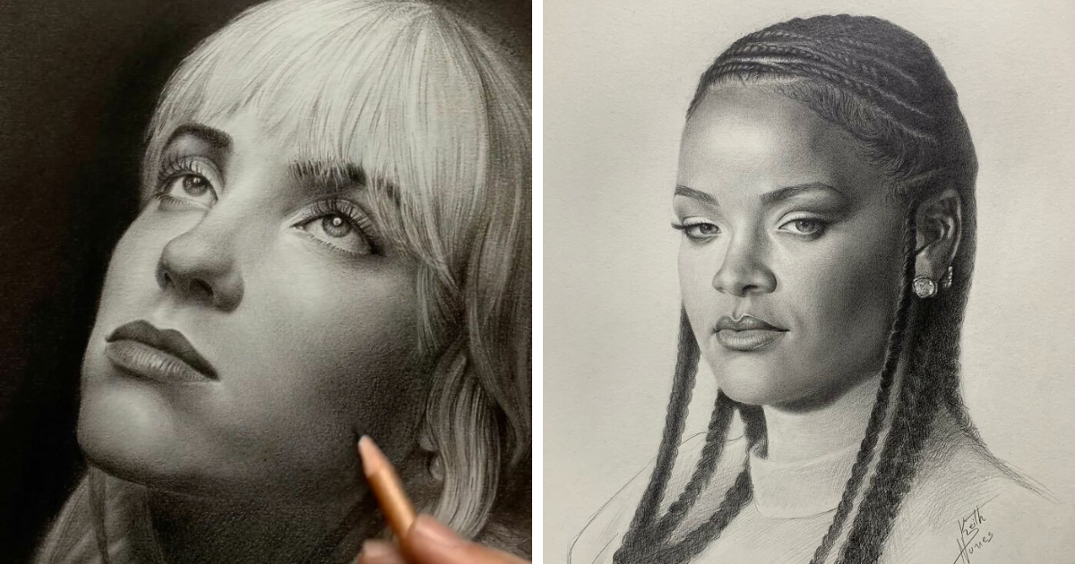 This Artist Draws Stunning Pencil Portraits That Capture Every Micro-Detail (20 Pics)