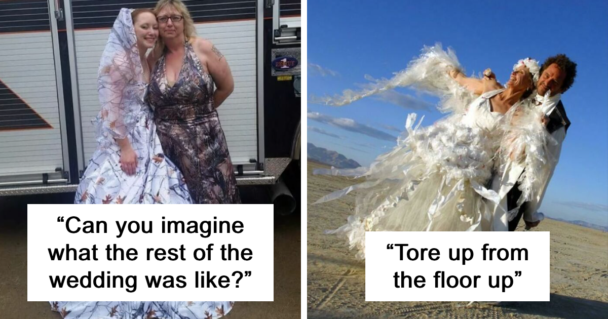 25 Times People Couldn’t Look Away From The Bride For All The Wrong Reasons