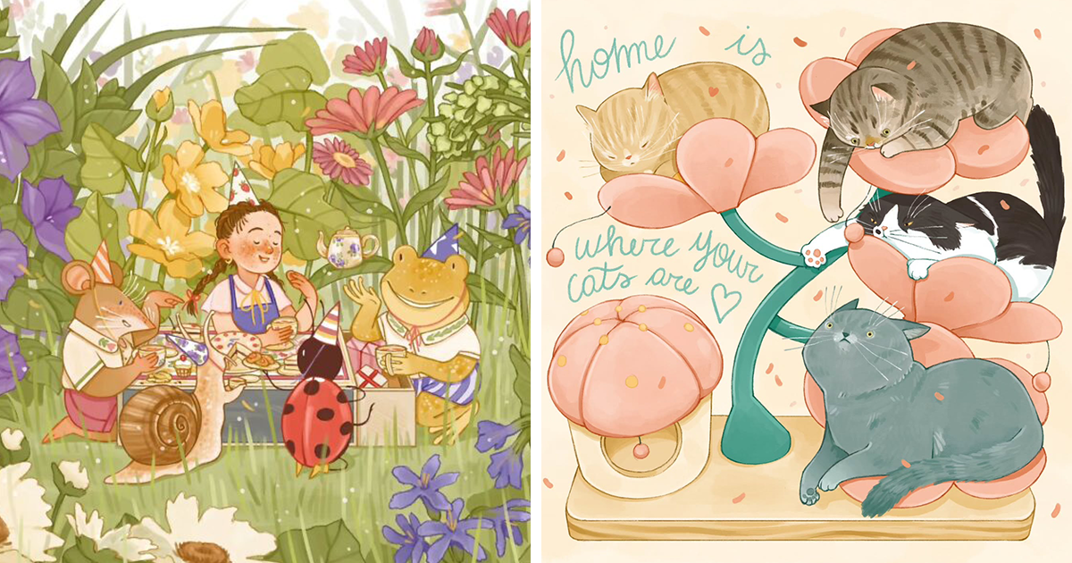 30 Dreamy Illustrations That Look Straight Out Of A Fairytale, Created By Martina Brancato