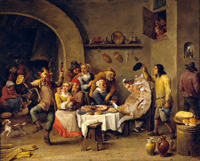 fat-cat-zarathustra-classical-paintings-svetlana-petrova-11